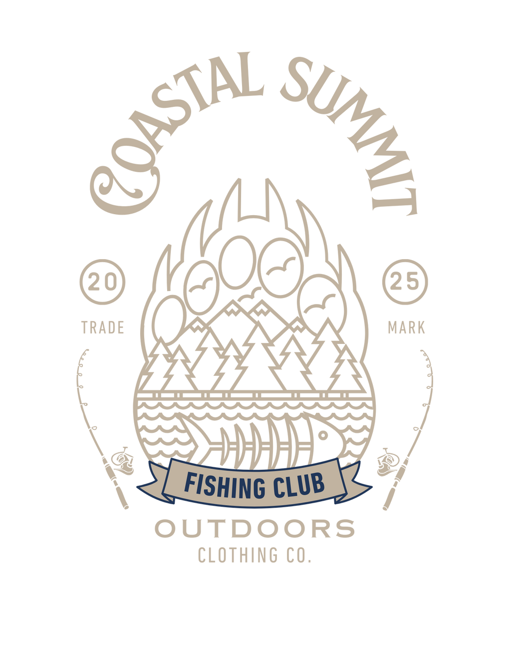 Coastal Summit Fishing Club Tee