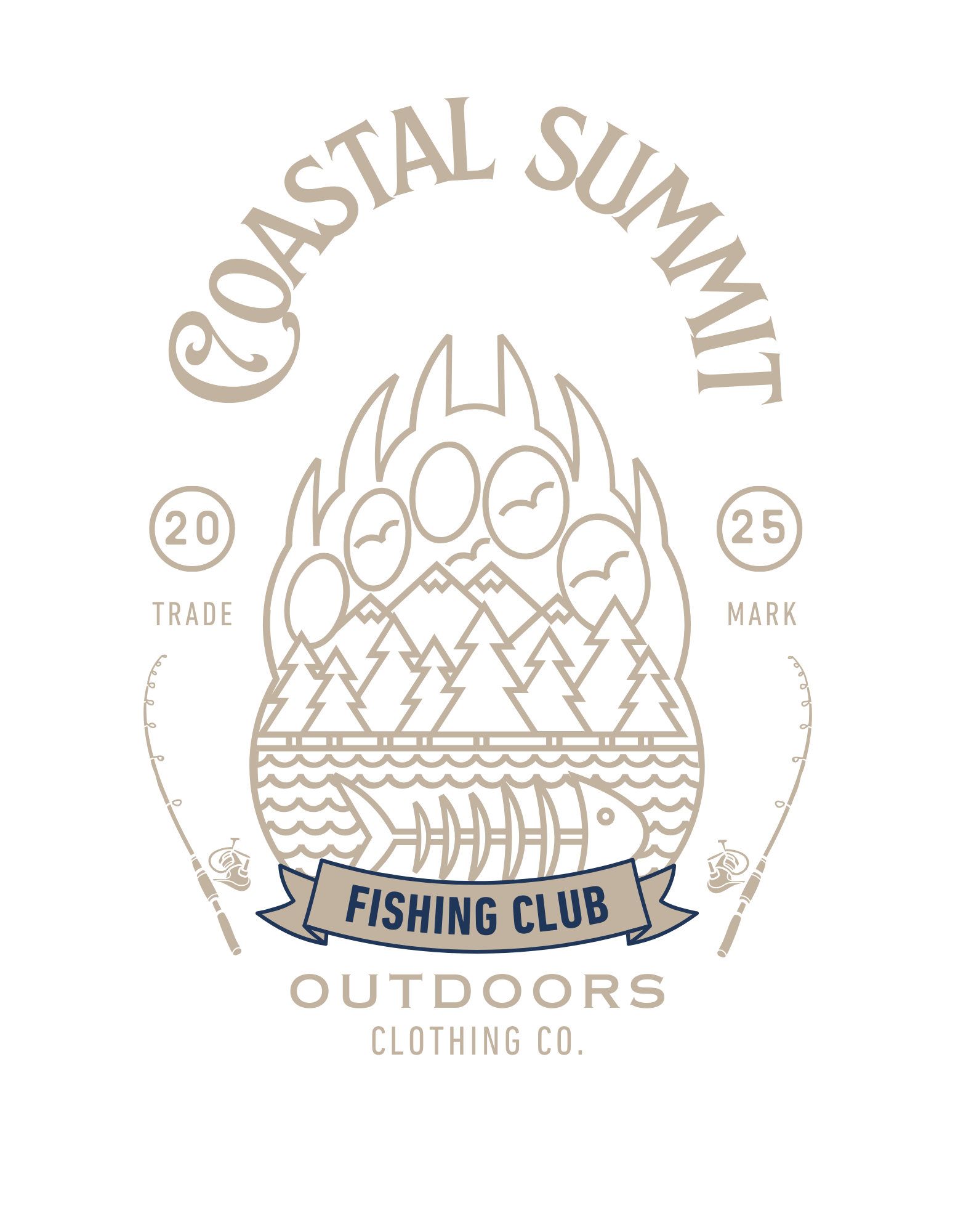 Coastal Summit Fishing Club Tee