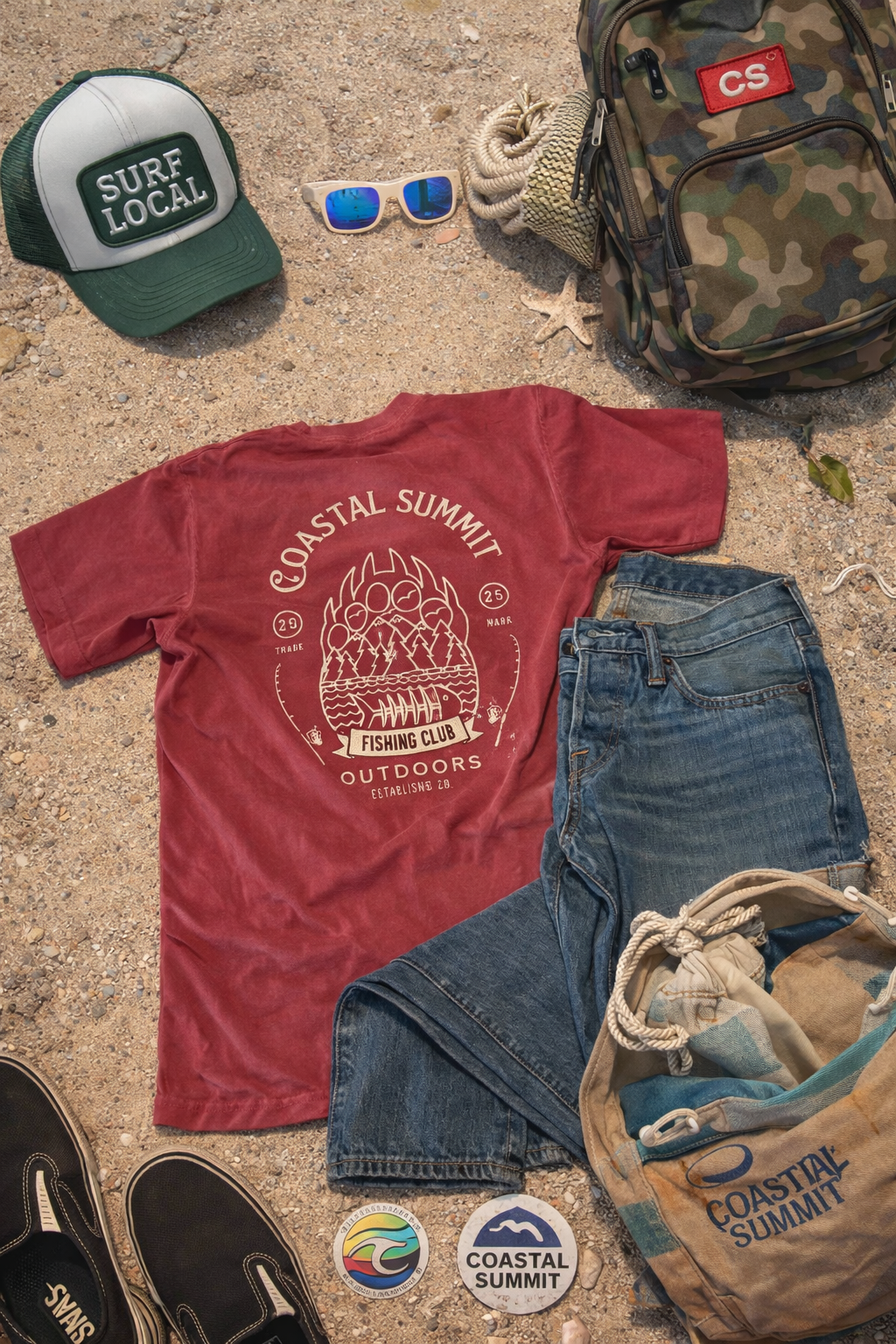 Coastal Summit Fishing Club Tee